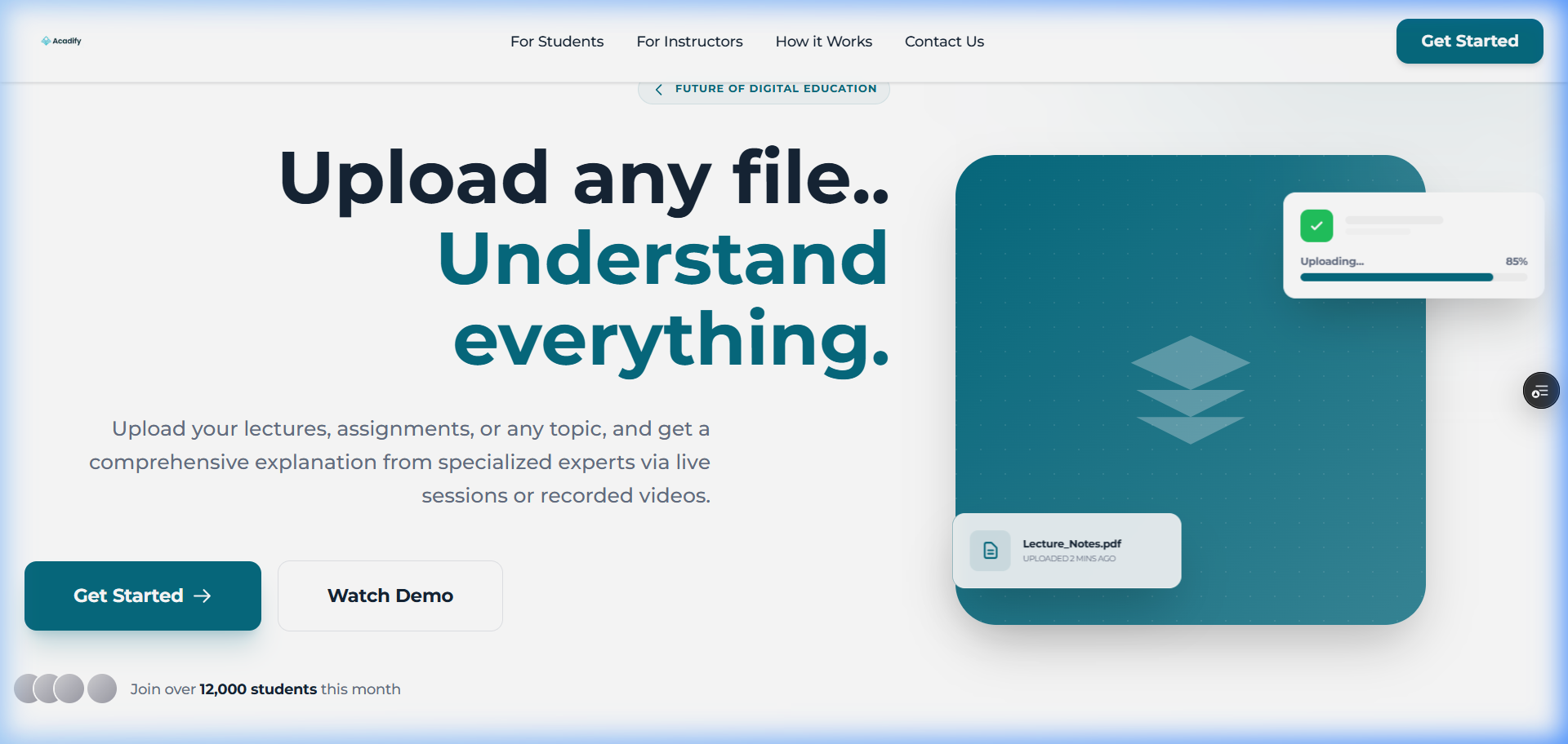 Acadify Live Platform